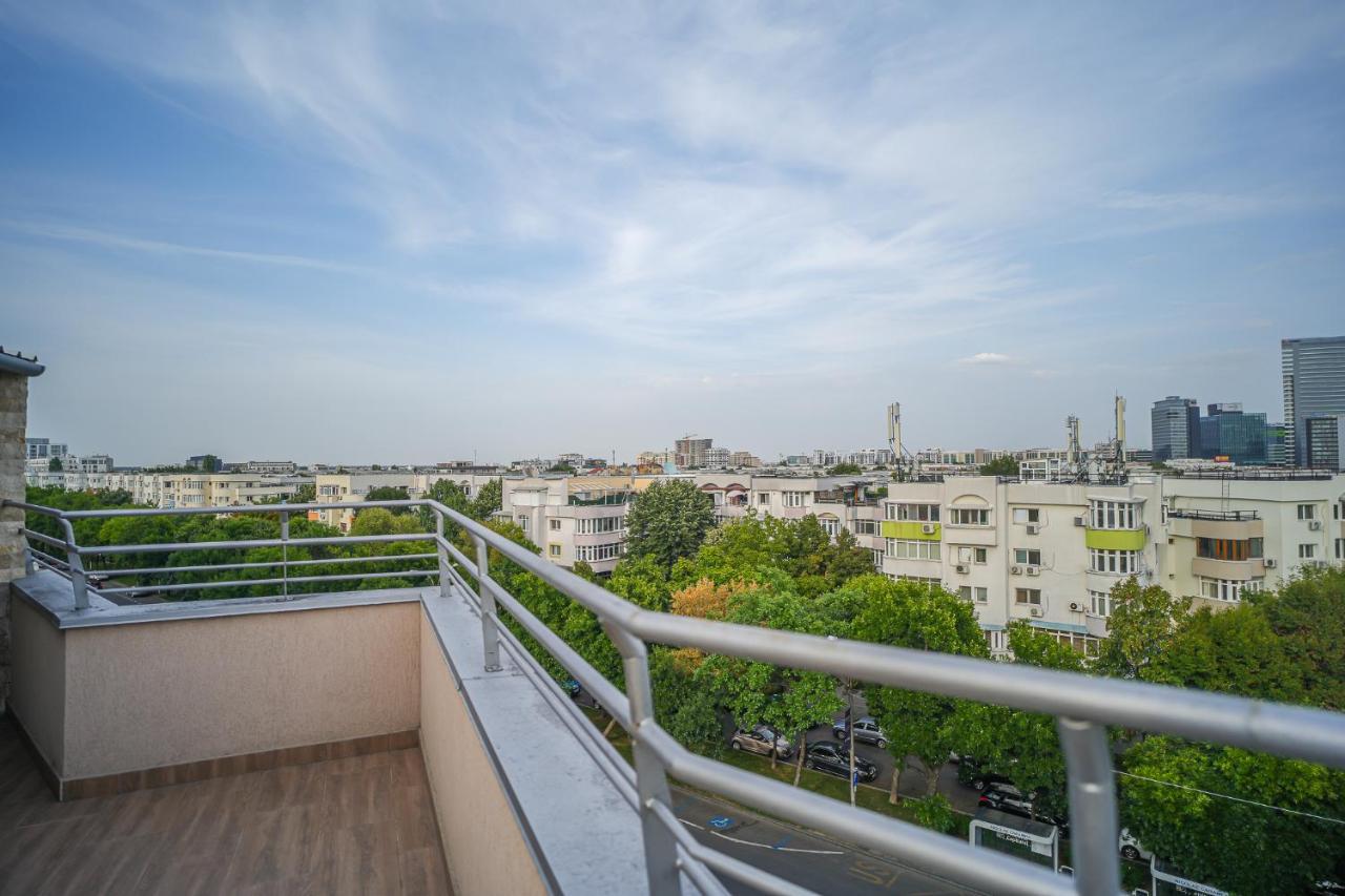 Penthouse With Huge Rooftop & Amazing City View Bükreş Dış mekan fotoğraf
